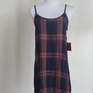 Women's Plaid Woven Slip Dress - Mossimo Supply Co